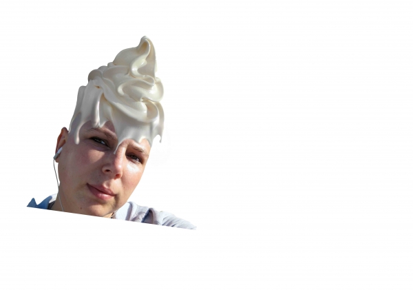 Creation of Icecream Hair: Step 1